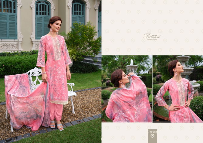 Resham By Beliza Cotton Dress Material Catalog